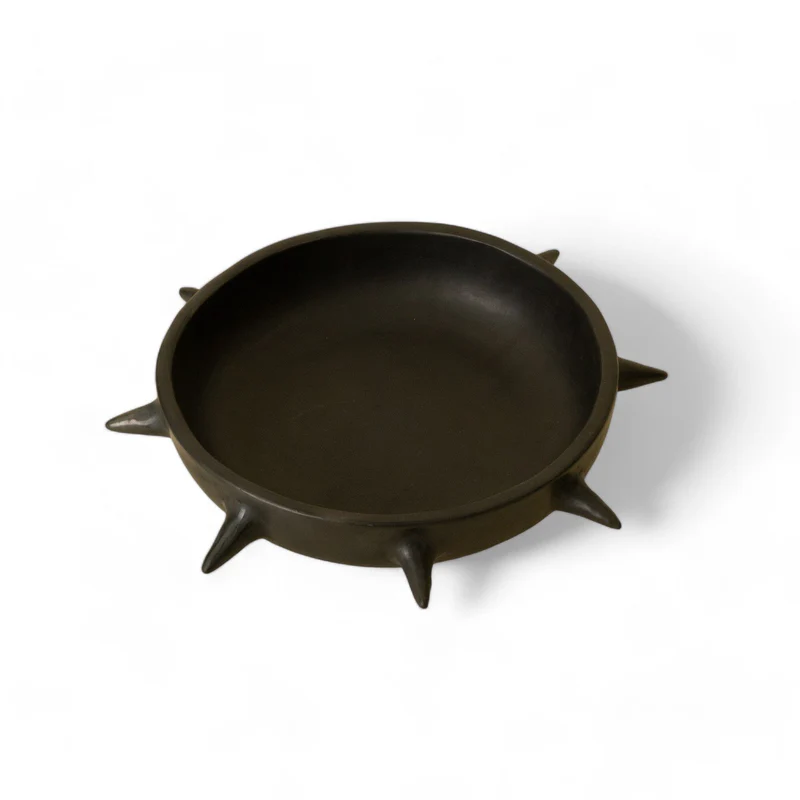 Onyx Spiked Platter