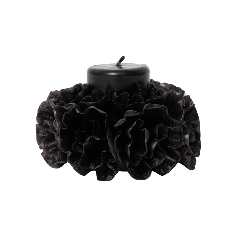 Small Skirted Candle | Black