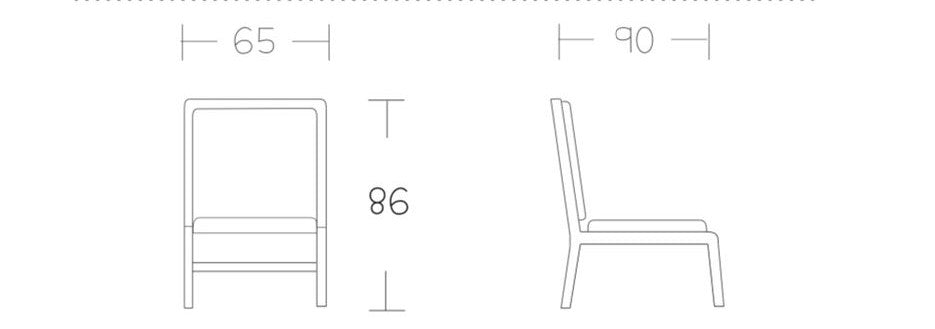 Kalei Armless Chair