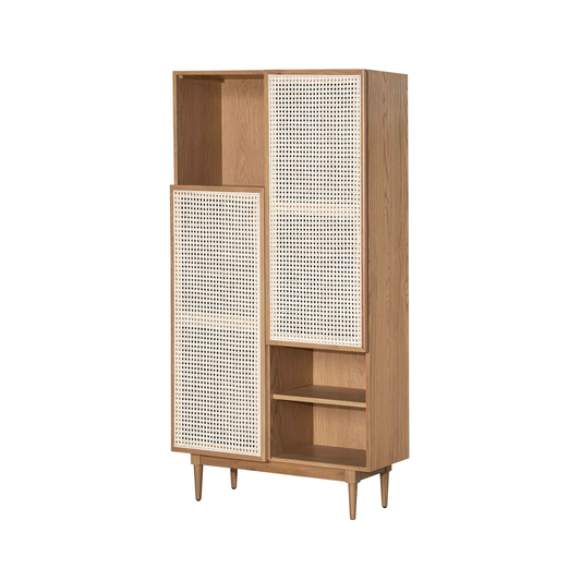 Cane Bookcase - Natural