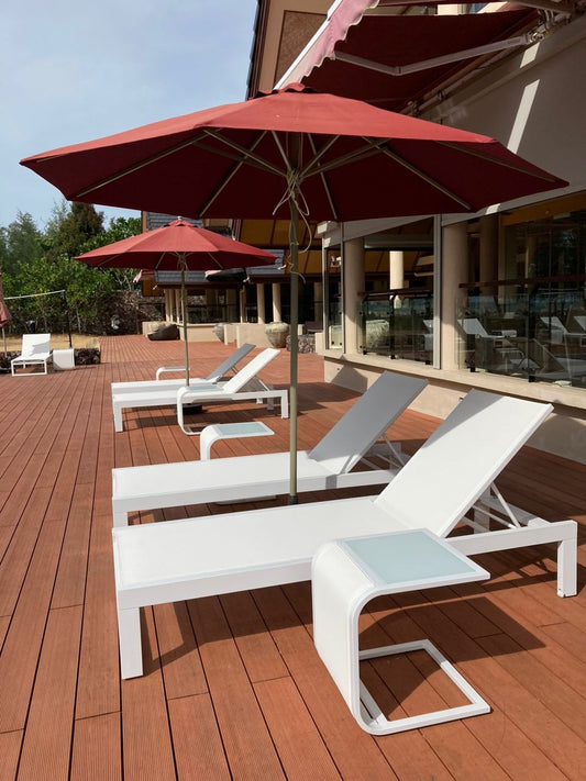 Portside Aluminum Outdoor Chaise Lounge
