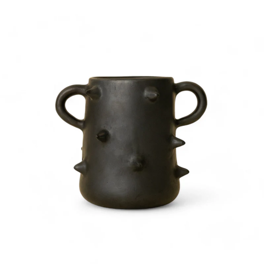 Onyx Spiked Vase
