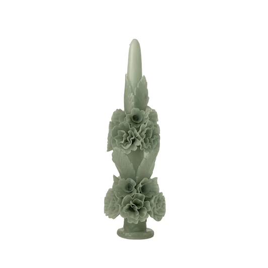 Tall Specialty Beeswax Candle | Grey